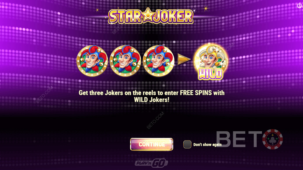 Free spins i Star Joker