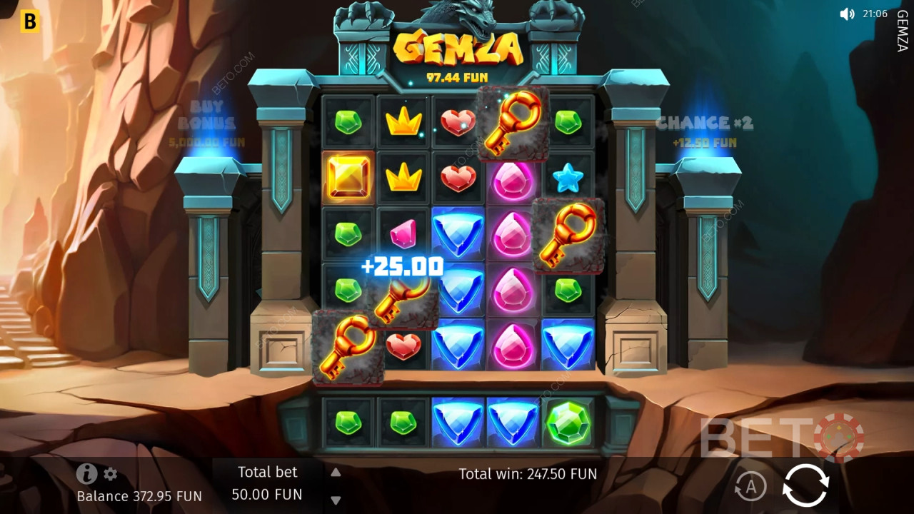 Anmeldelse af Gemza hos BETO Slots