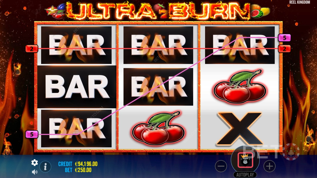Ultra Burn: Anmeldelse fra BETO Slots