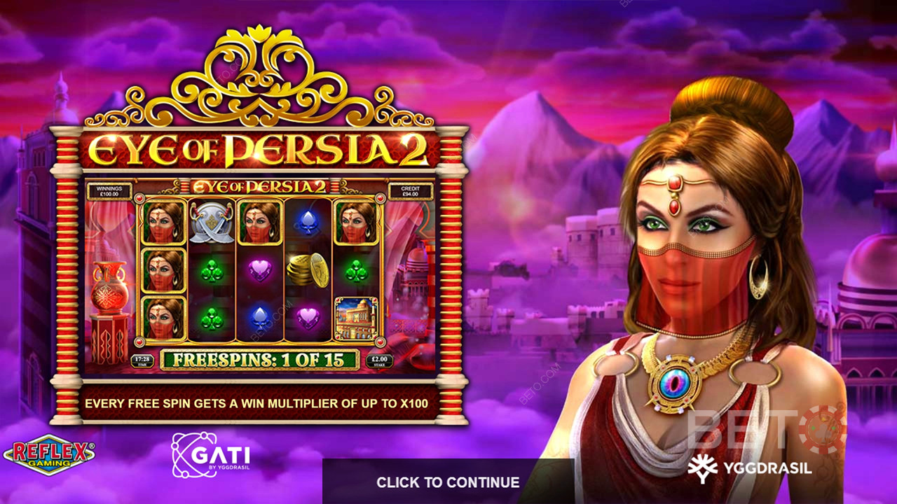 Anmeldelse af Eye of Persia 2 på BETO Slots