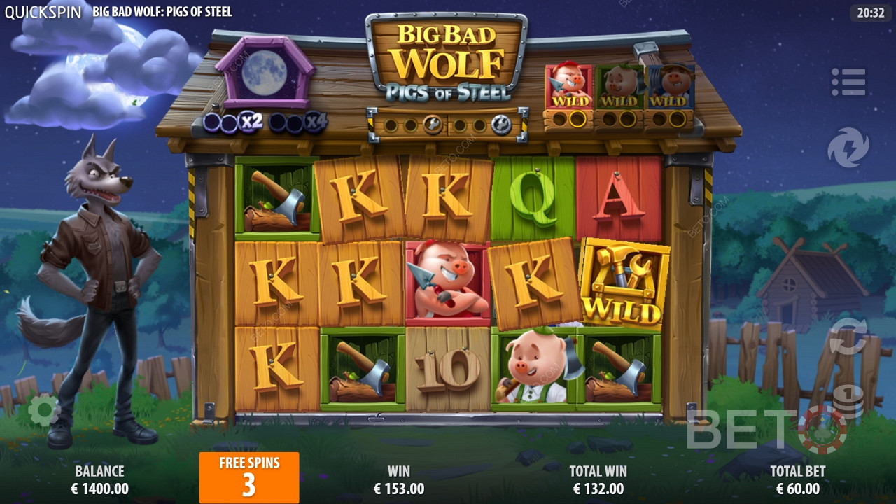 Big Bad Wolf: Pigs of Steel Spil For sjov