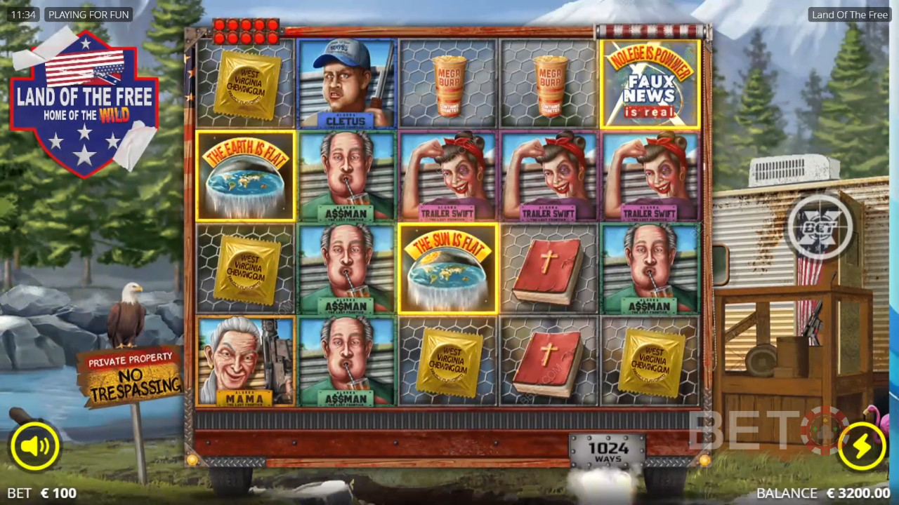 Frihedens Land: Anmeldelse fra BETO Slots