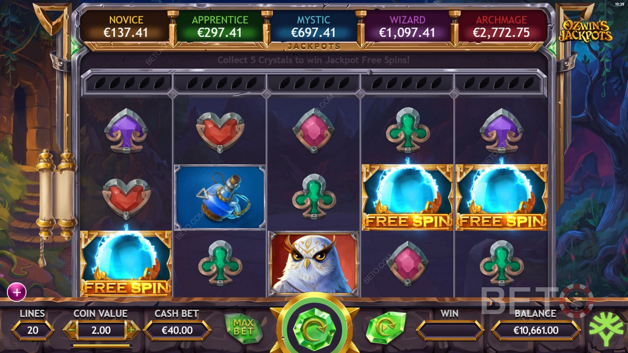 Ozwin's Jackpots Spil For sjov