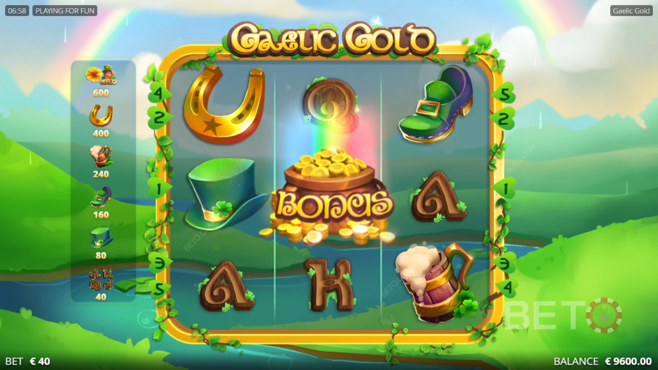 Gaelic Gold: Anmeldelse fra BETO Slots