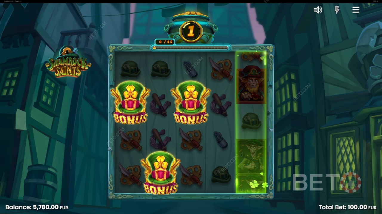 Shamrock Saints anmeldelse fra BETO Slots