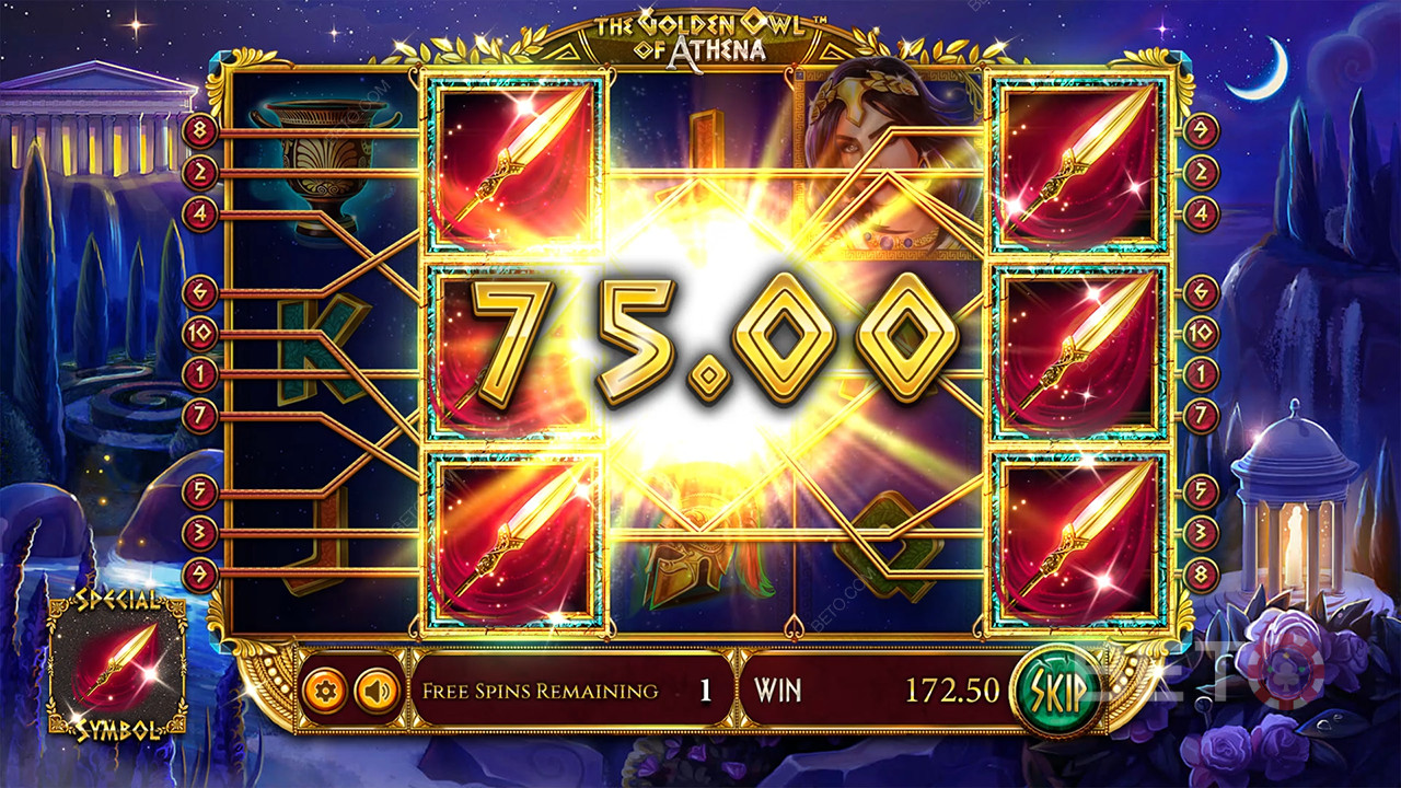 Athenes Gyldne Ugle - Anmeldelse fra BETO Slots