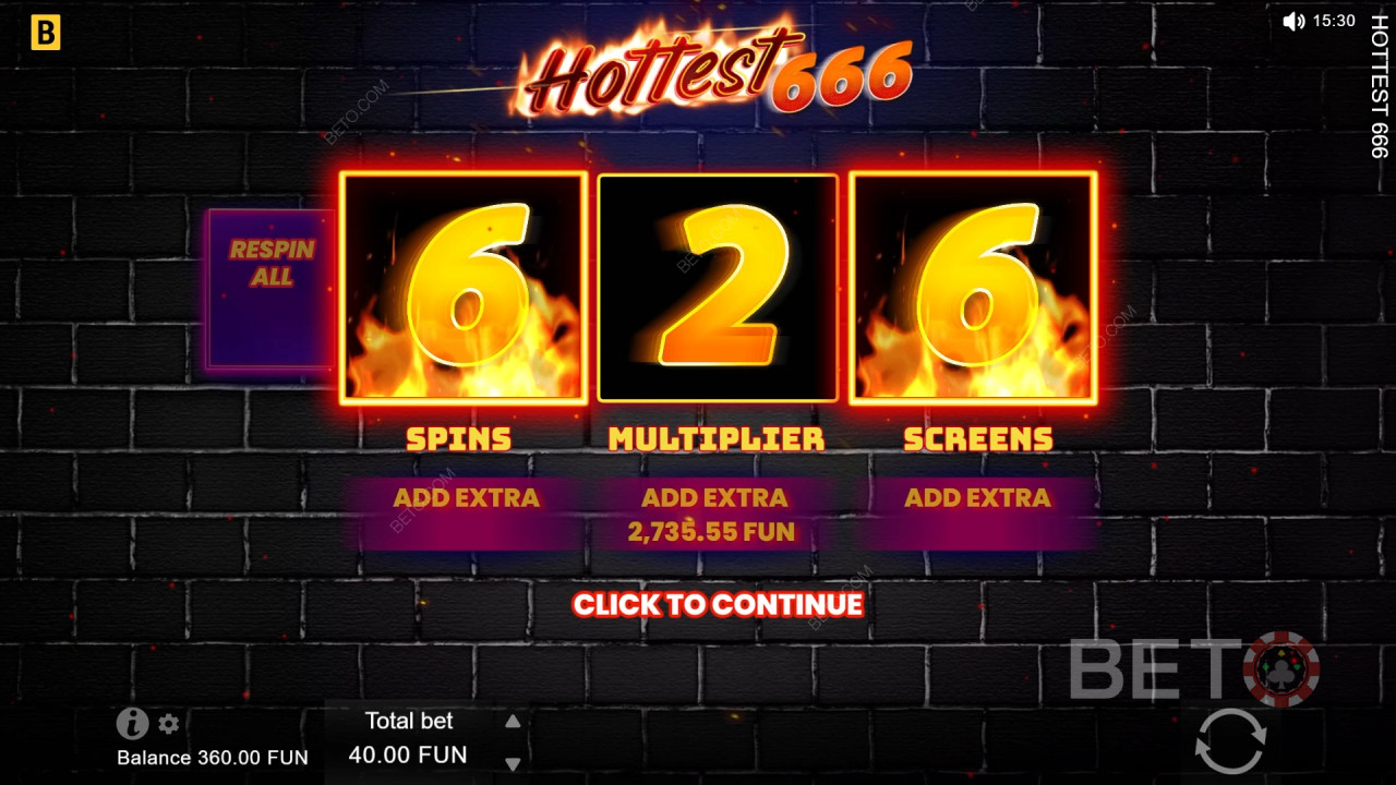 Sådan spiller du Hottest 666 fra BGAMING