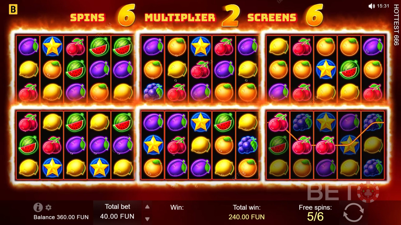 Tema & Design: Flammende Frugt Feber