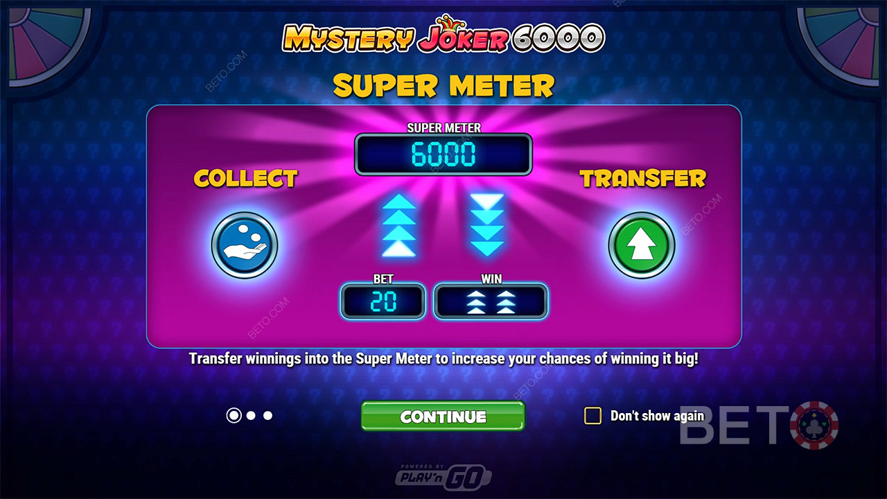 Bonusfunktioner Forklaret i Mystery Joker 6000 fra Play