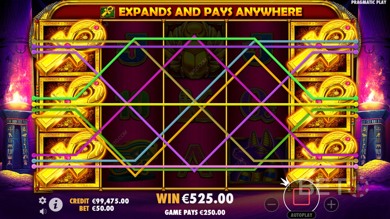 Bonusfunktioner forklaret i Ancient Egypt Classic fra Pragmatic Play