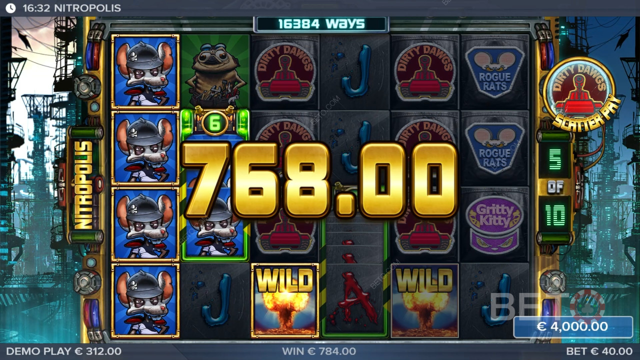 Nitropolis anmeldelse fra BETO Slots