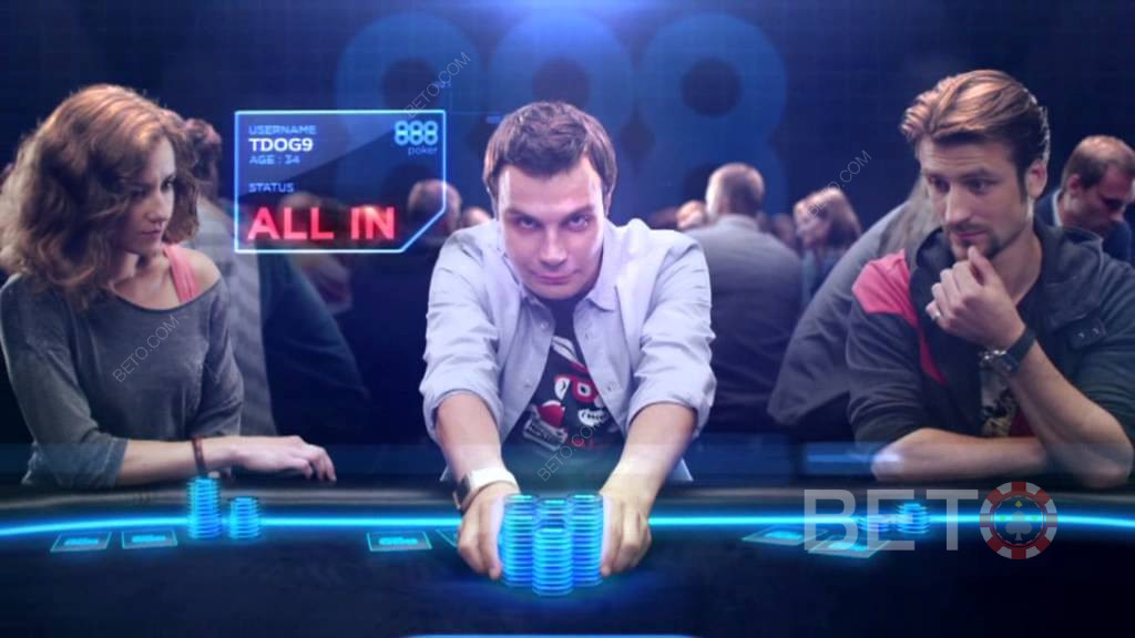 Live dealere og mulighed for poker og three card poker gør siden populær.