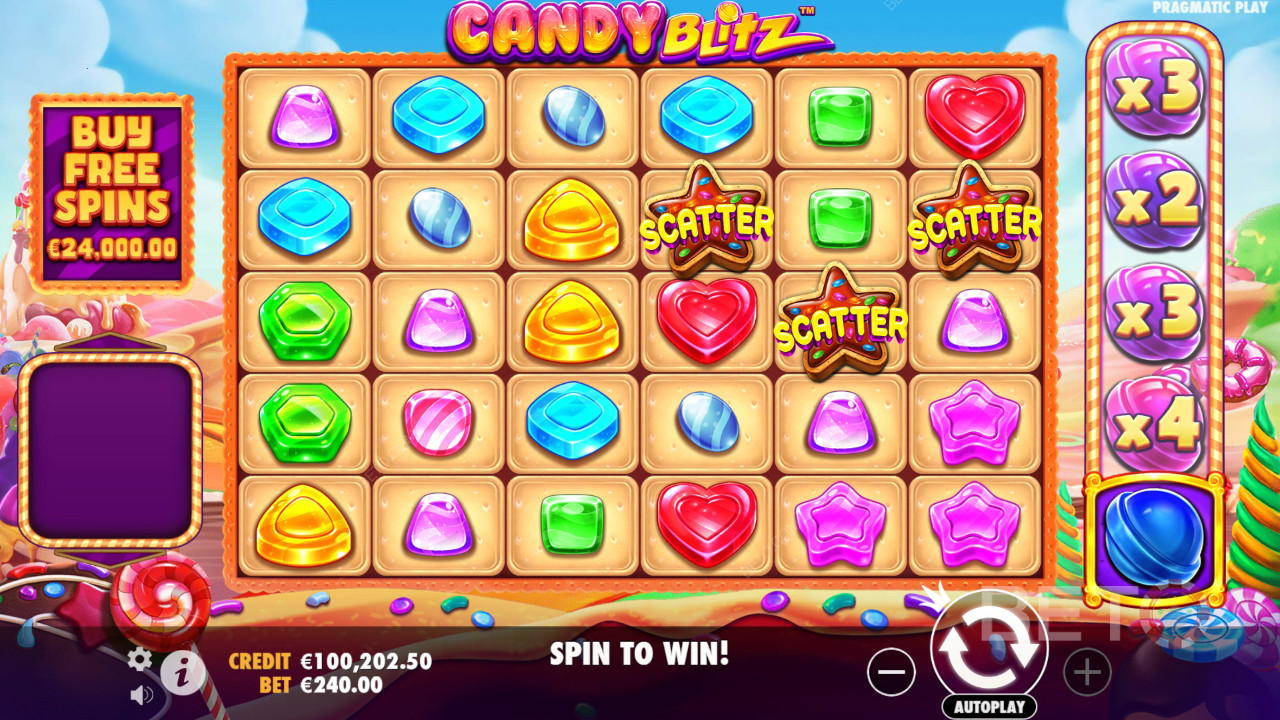 Candy Blitz Spilleautomat - Vores Dom