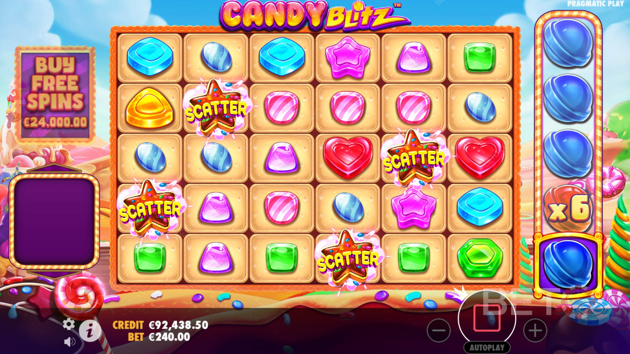 Candy Blitz Anmeldelse fra BETO Slots