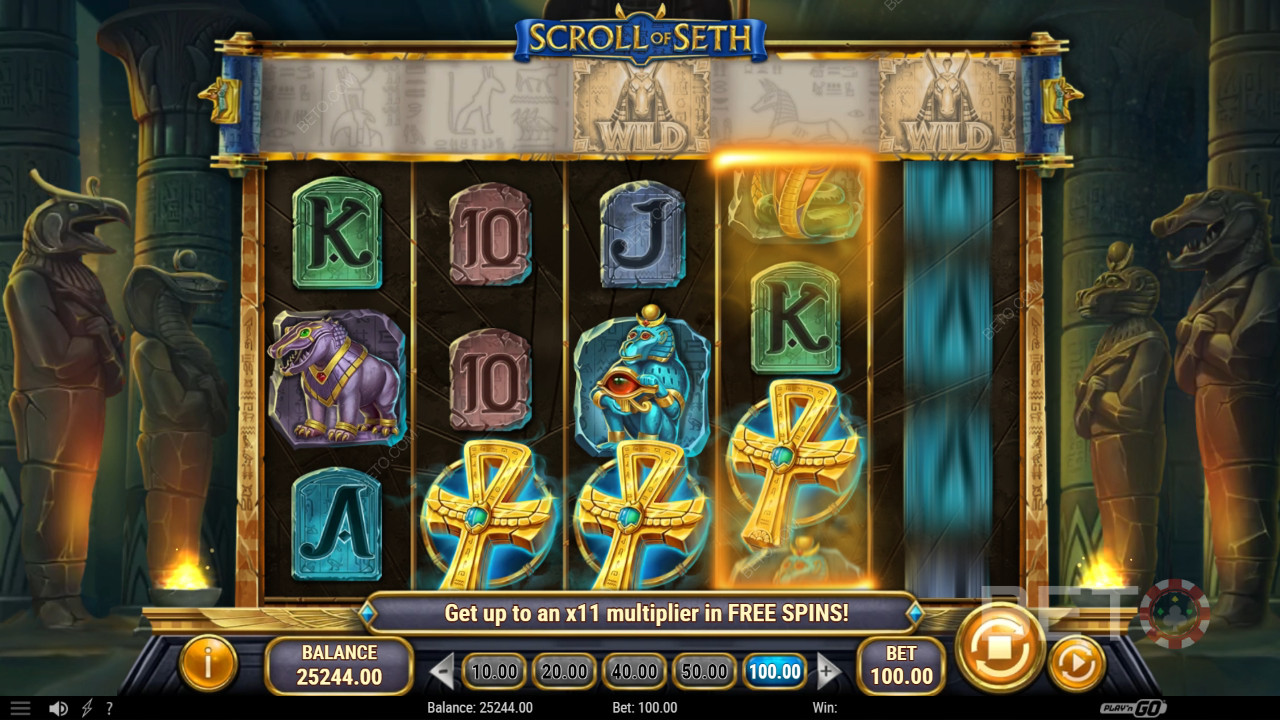 Anmeldelse af Scroll of Seth på BETO Spilleautomater