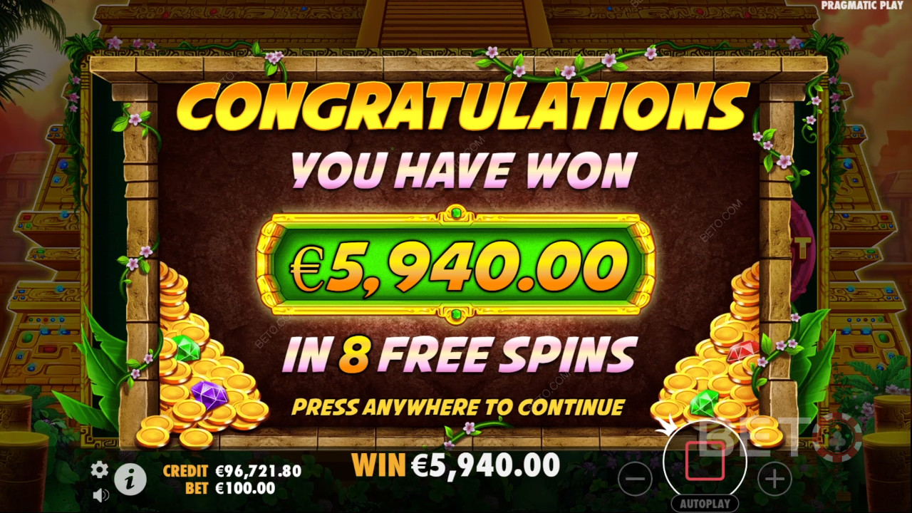 Vind 10.500x din indsats i El Dorado The City of Gold spilleautomaten!