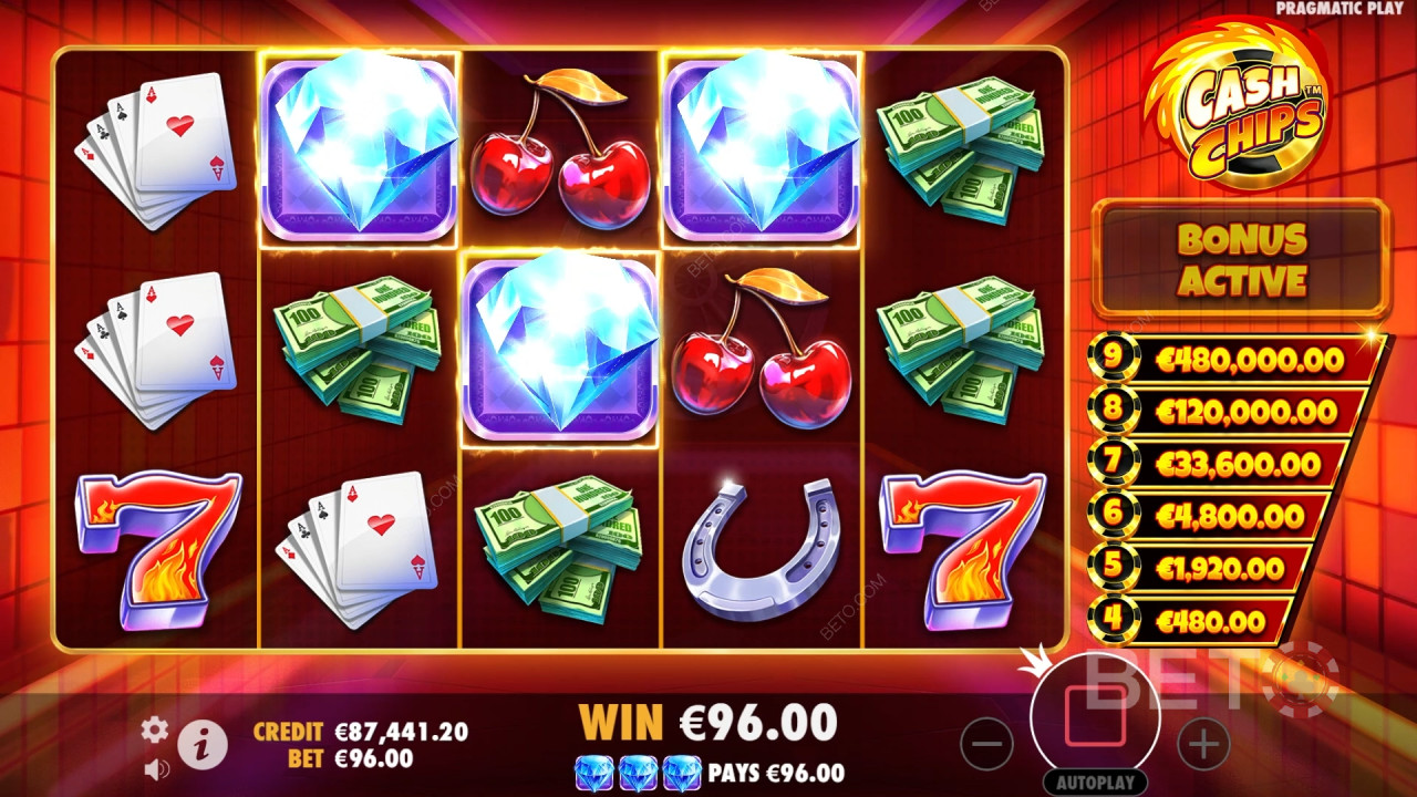 Sådan spiller du Cash Chips fra Pragmatic Play
