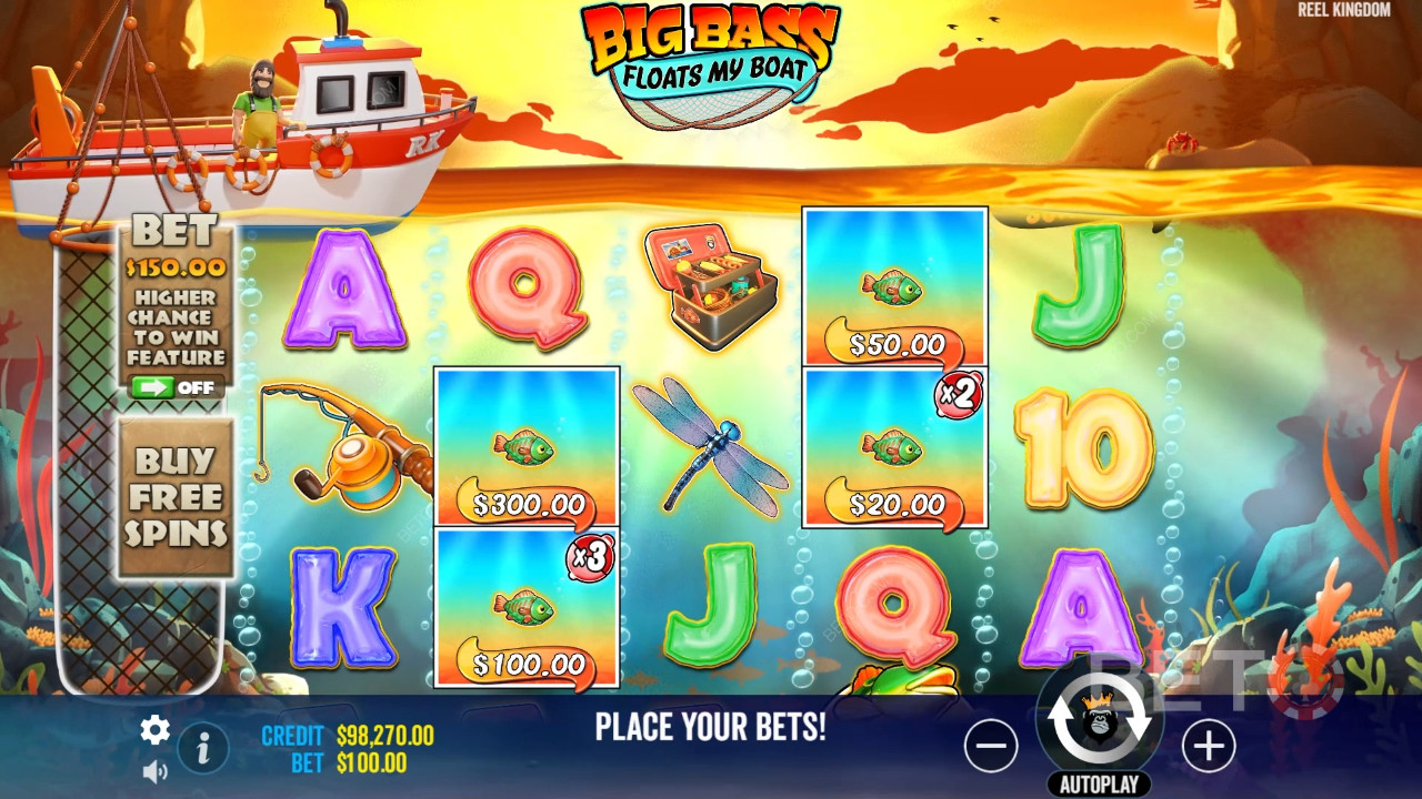 Sådan spiller du Big Bass Floats My Boat fra Reel Kingdom