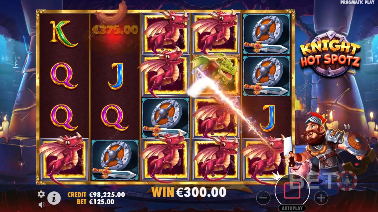 Sådan spiller du Knight Hot Spotz fra Pragmatic Play