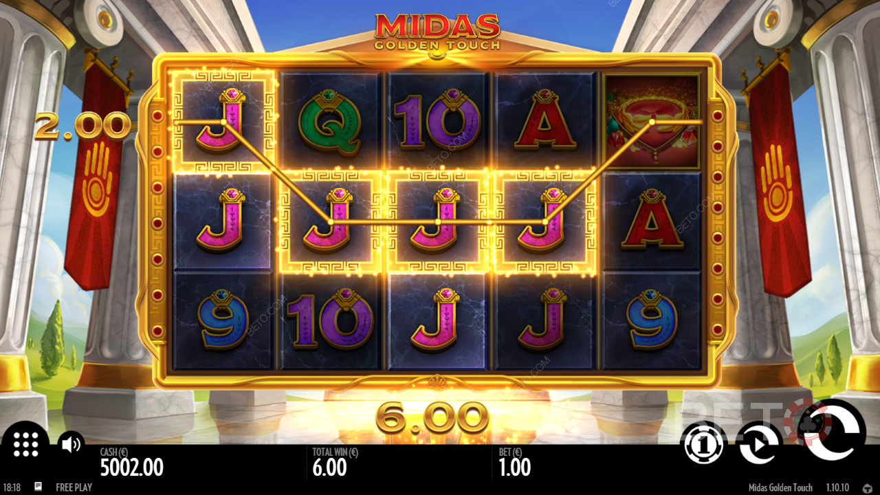 Det vigtigste at holde øje med i Midas Golden Touch er Wild Multiplikator-funktionen