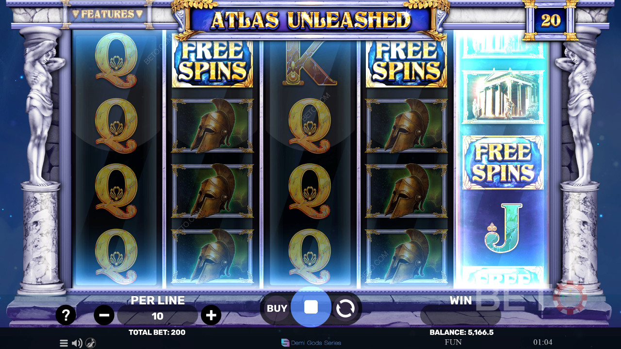 Atlas Unleashed: Anmeldelse fra BETO Slots