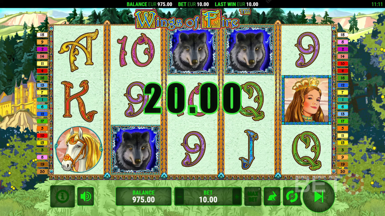 Anmeldelse af Wings of Fire hos BETO Slots