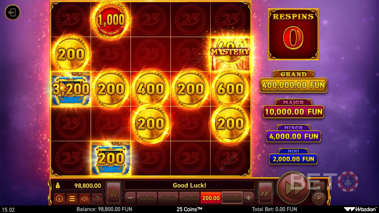 25 Coins Anmeldelse fra BETO Slots