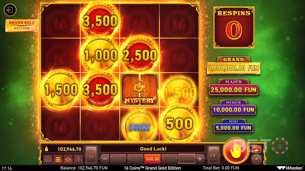 Er 16 Coins Grand Gold Edition Slot Online Værd at Spille?