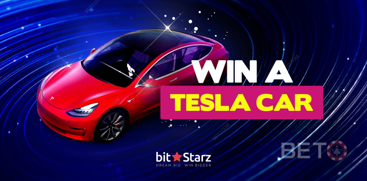 Vind en Tesla hos Bitstarz!