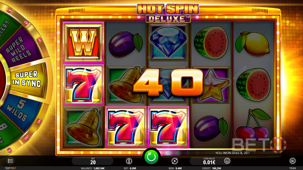 Prøv den hede Hot Spin Deluxe
