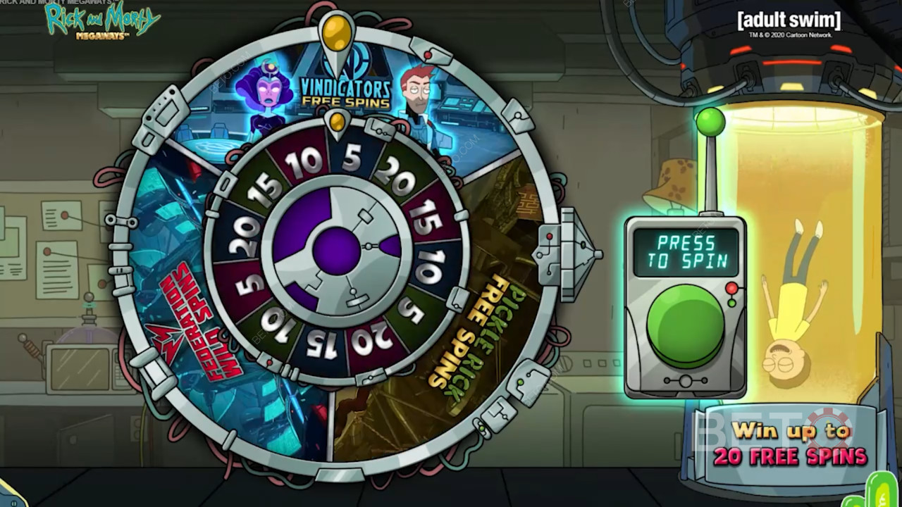 Køb Free Spins-bonusspillet for 150x din indsats