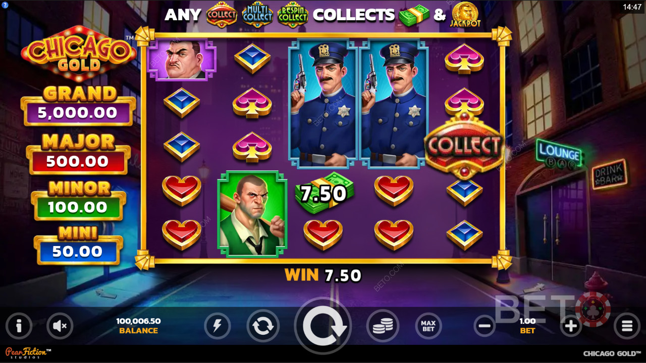 Nyd farverigt og givtigt gameplay i dette høj-volatilitets casinospil