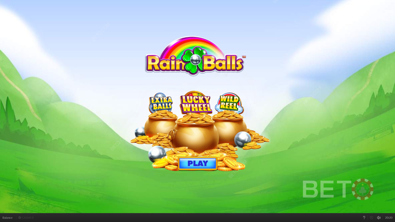 Gyldne gryder i starten af Rain Balls