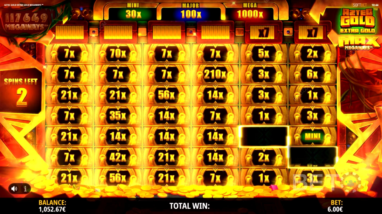 Vind stort i Aztec Gold Cash Respins