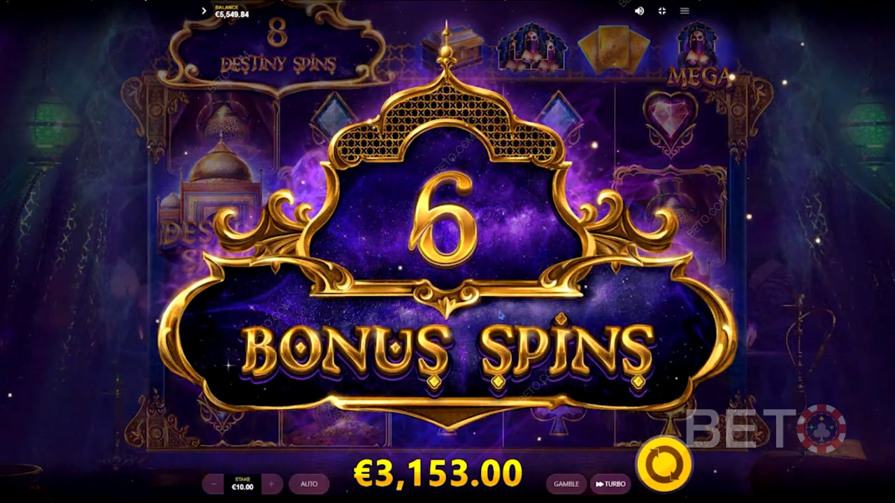 Få gratis spins i 1001 Nats Eventyr-spilleautomaten