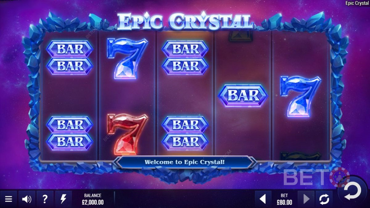 Dragende grafik i Epic Crystal