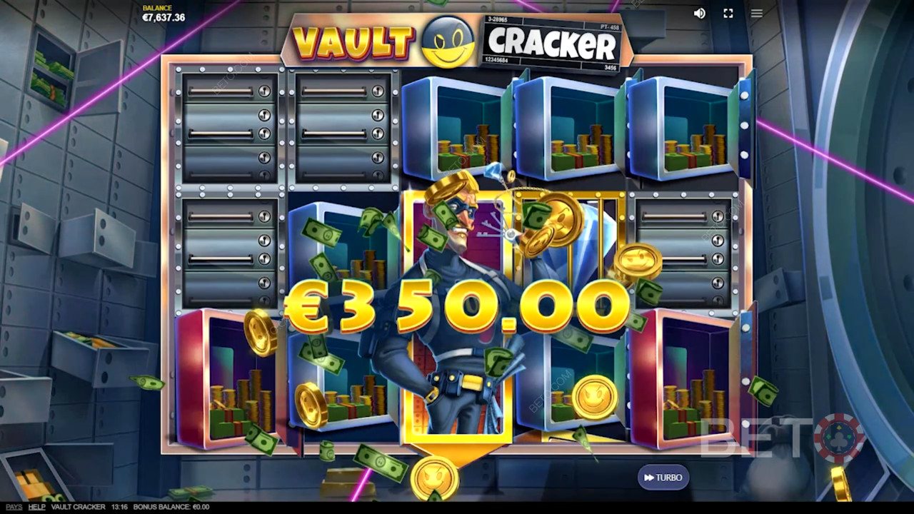 Knæk koden til en stor gevinst i Vault Cracker