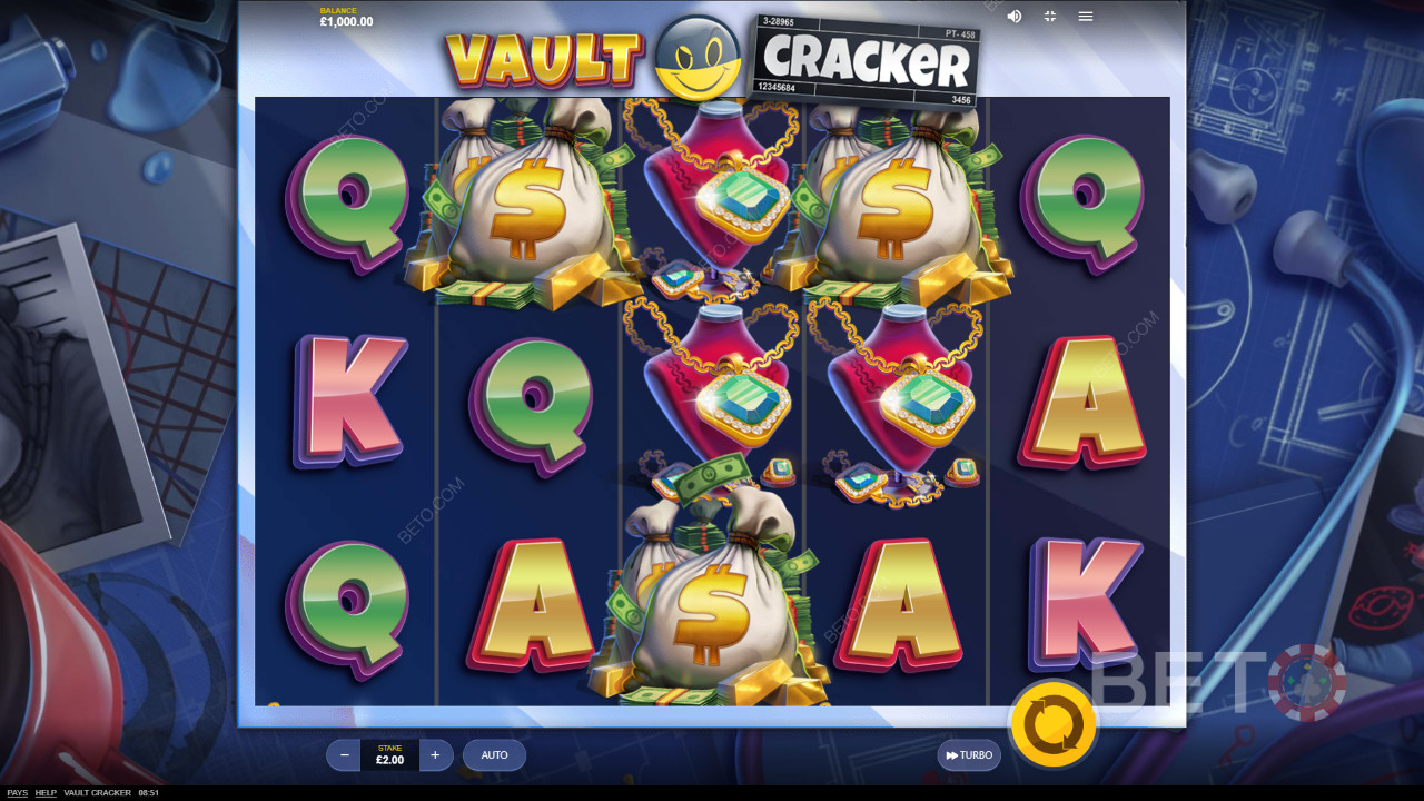 Sprængfarlige Animationer i Vault Cracker