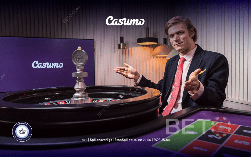 Spil live casino og vind på rouletten med Casumo