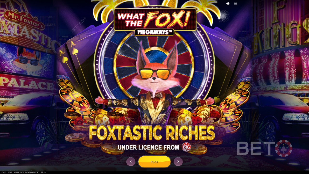 Start det luksuriøse What The Fox Megaways spil