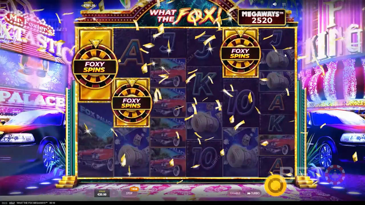 Vind gratis spins i What The Fox Megaways