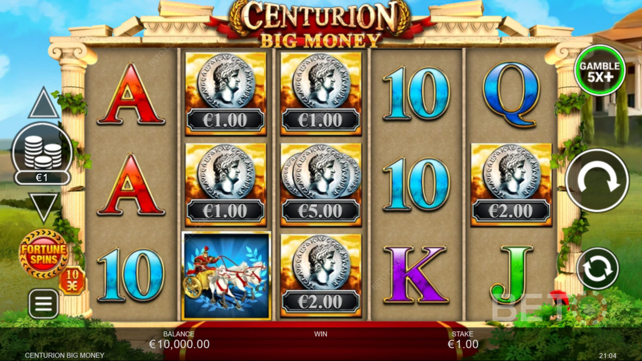 Sådan spiller du Centurion Big Money fra Inspired Gaming