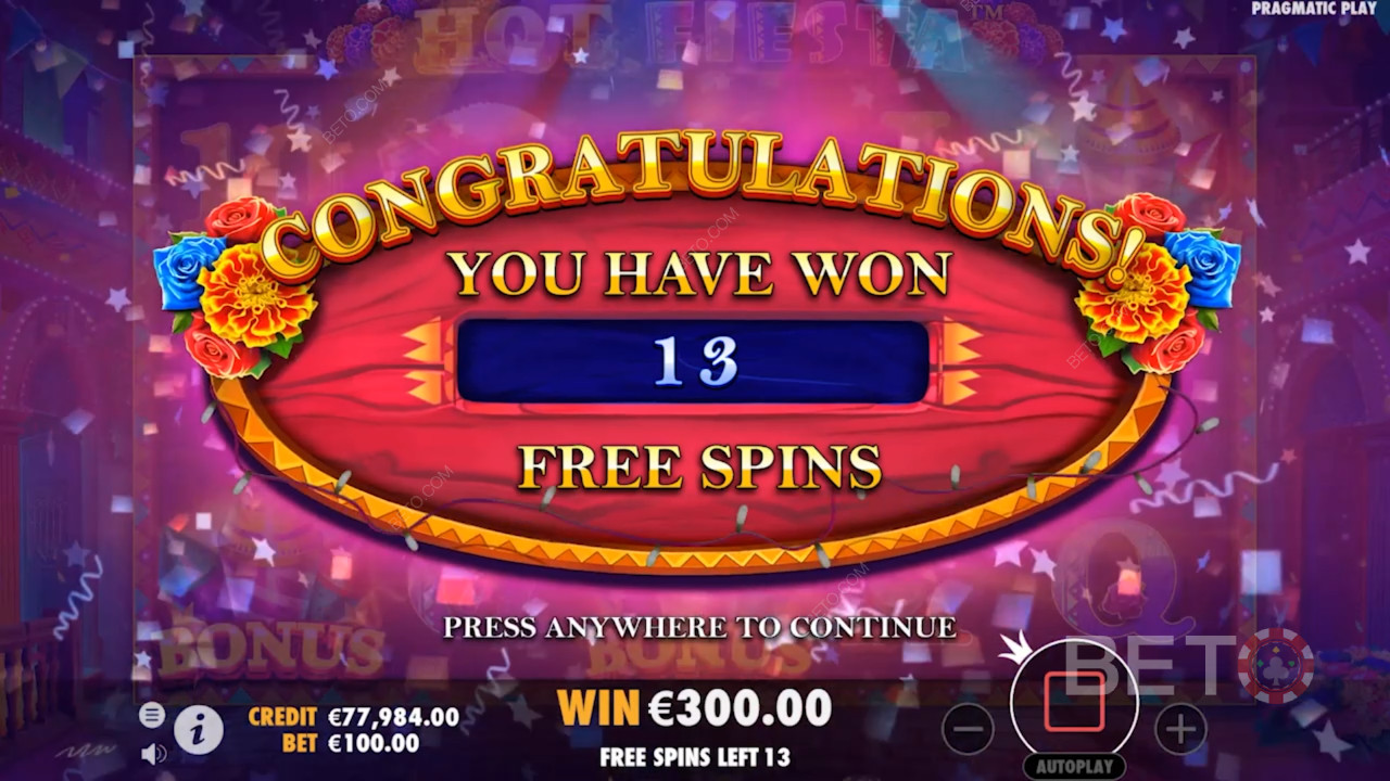 Gratis spins med piñata-fest i Hot Fiesta