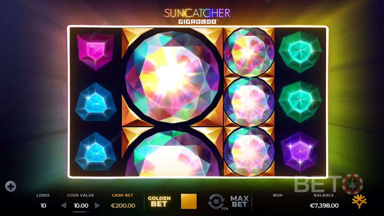 Fortryllende grafik i Suncatcher Gigablox