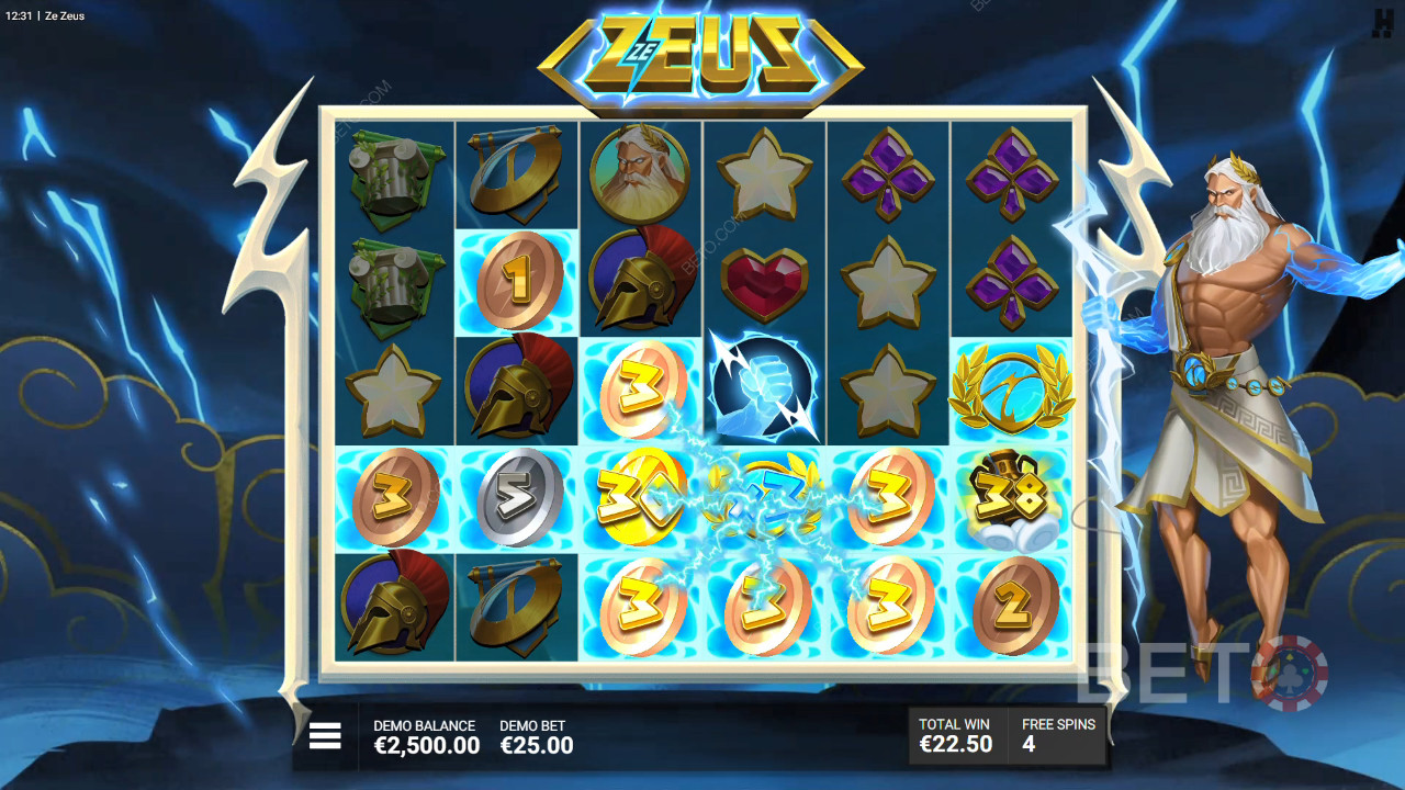 Bonusfunktioner Forklaret i Ze Zeus af Hacksaw Gaming