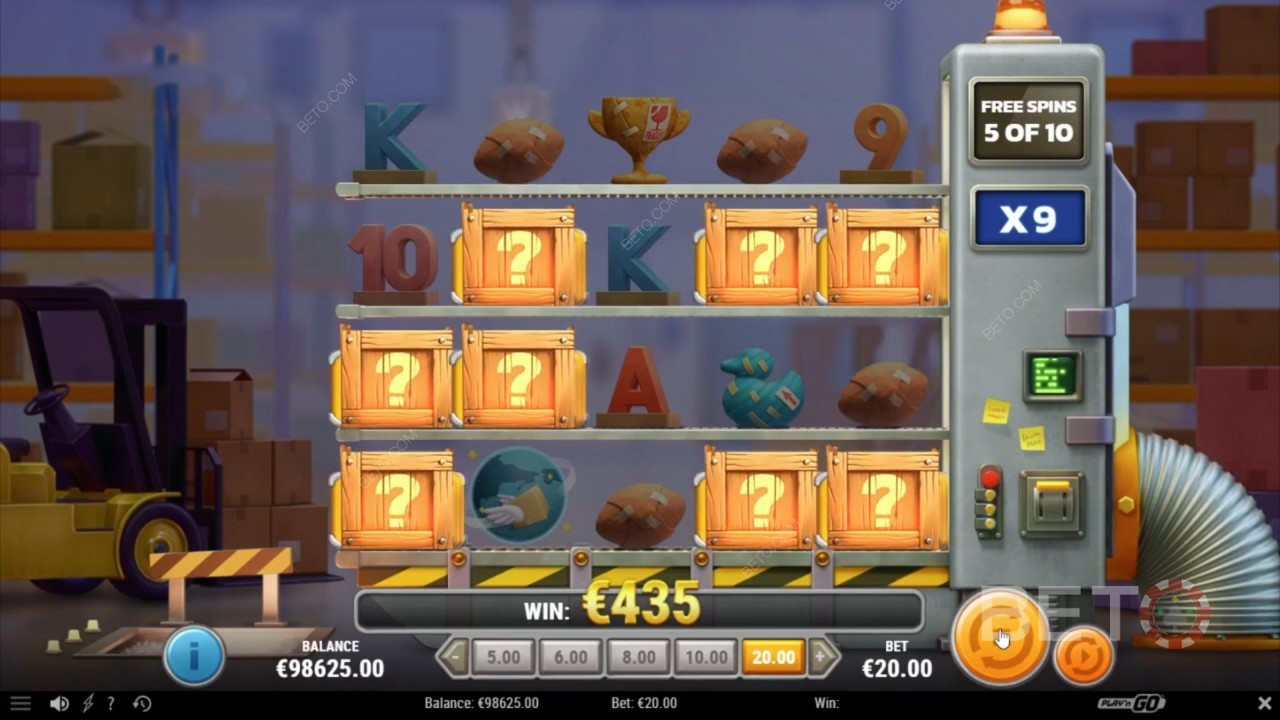 Særlig bonus i Pack & Cash