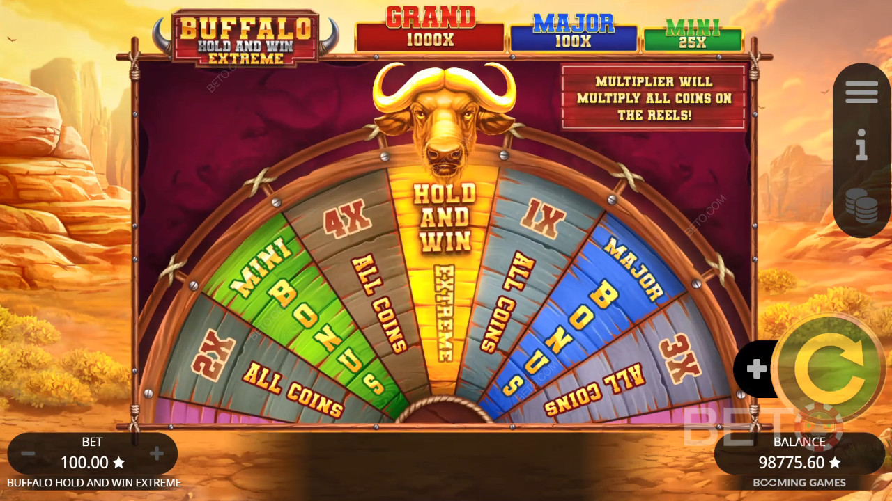Buffalo Hold and Win Extreme anmeldelse fra BETO