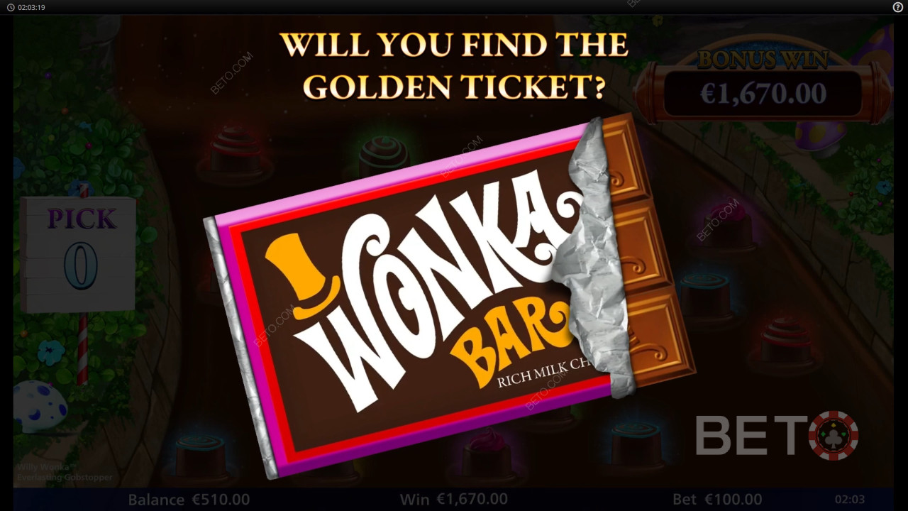 Anmeldelse af Willy Wonka Everlasting Gobstopper Spilleautomat