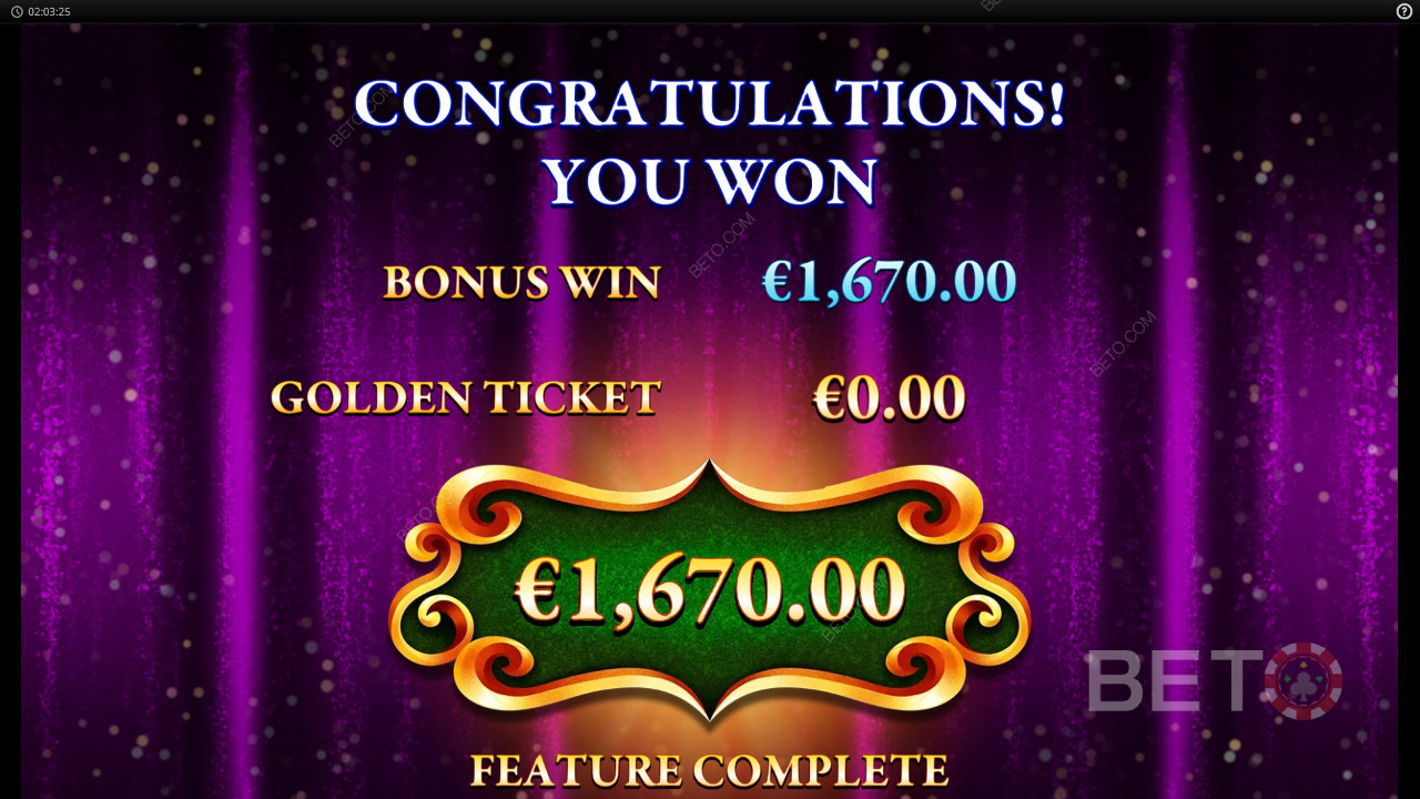 Vind 2.000x Din indsats i Willy Wonka Everlasting Gobstopper spilleautomat!