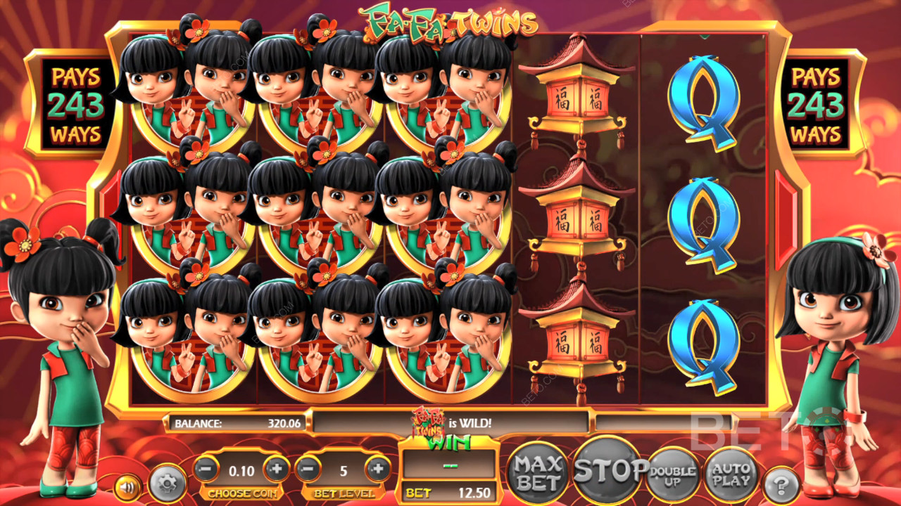 Fa Fa Twins Anmeldelse fra BETO Slots